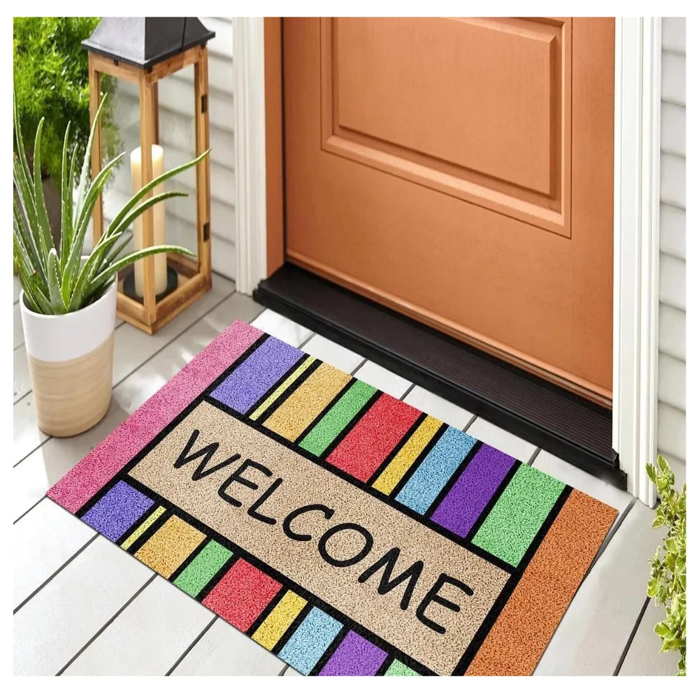 Multi Color Decorative Doormat Decorating Antibacterial Sturdy Durable Style Design Easy To Clean Carpet Gift Dowry 2023