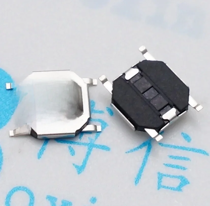 100 sztuk 4*4*1.5mm lekki przełącznik dotykowy SMD4 wodoodporny na/OFF przycisk dotykowy dotykowy mikro przełącznik 4*4*1.5 klawiszy przycisk SMD 4pin — zdjęcie 2
