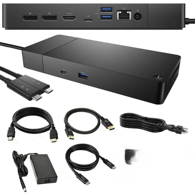 

Док-станция XMSJ WD19DCS 240W Thunderbolt с двумя портами USB-C, совместимая с ноутбуками Dell, с поддержкой нескольких дисплеев, USB-A/C, HDMI