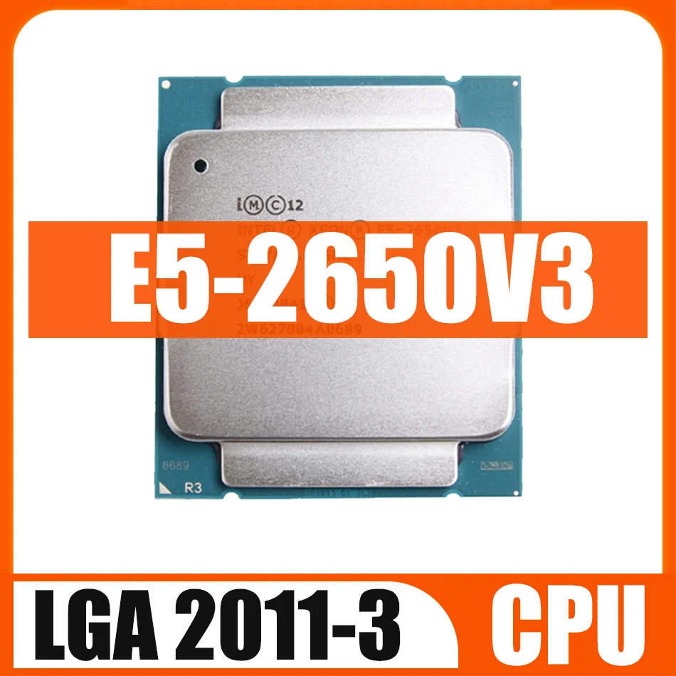 

Оригинальный б/у процессор Xeon E5 2650 V3 SR1YA 2,3 ГГц 10 ядер 105 Вт Разъем LGA 2011-3 процессор E5-2650V 3 процессор для материнской платы X99