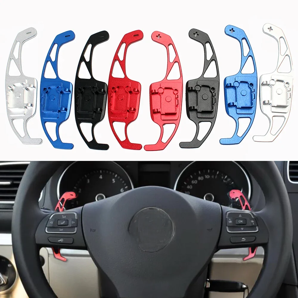 Do VW Golf 5 6 MK6 GTI R Jetta MK5 Passat B6 B7 Polo Tiguan Kierownica z łopatkami Automatyczna wymiana dźwigni zmiany biegów — zdjęcie 2