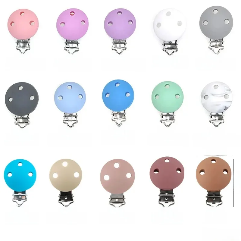 Kovict 10-100 st 35/30mm Ronde Vorm Siliconen Clips DIY Tas Hoed Keten Sleutelhanger Houder Klemmen Sieraden handgemaakte Accessoires - afbeelding 2