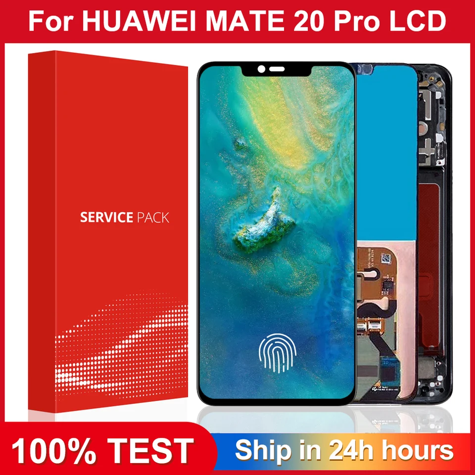 6.39'' AMOLED For Huawei Mate 20 Pro LYA-L09 LCD Display Touch