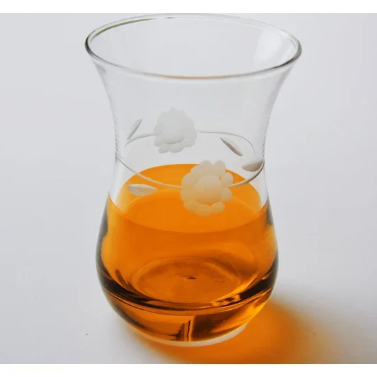 

Paşabahçe 62511 Chamomile(Orange) Large Ajda Tea Glass 12 pcs