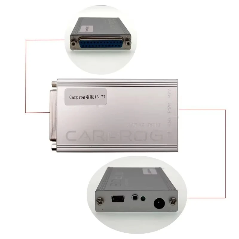Online Carprog V13.77 SERG2000CAR000UA Full Adapter Free Keygen With Box/Bag For Airbag/Radio/IMMO OBD2 ECU Reset Repair