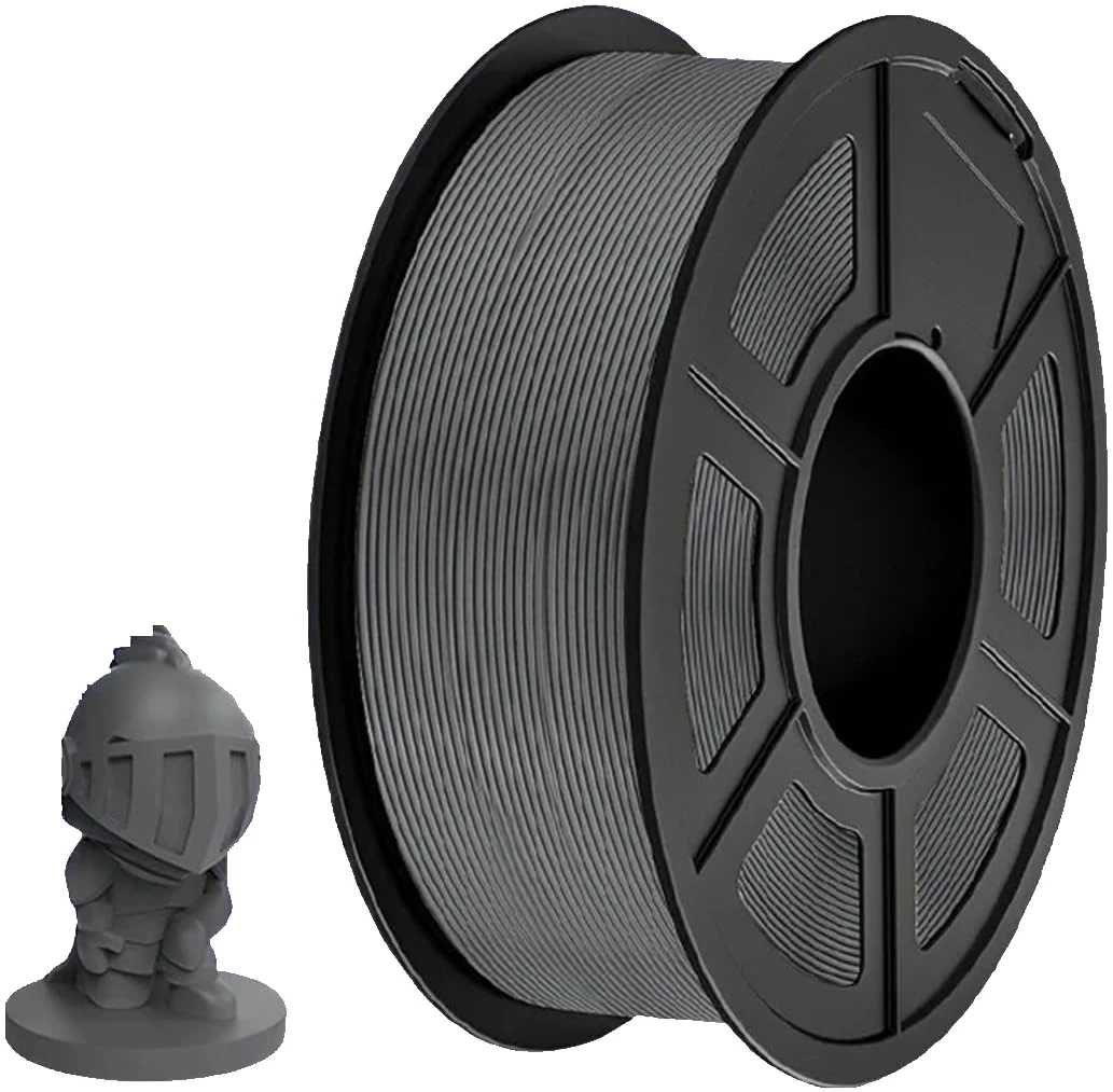 

Филамент PETG для 3D-принтера, 1.75 мм, 250 г, высокоскоростной (до 300 мм/с), высокопрочный, новая формула, отличное качество нанесения, серый