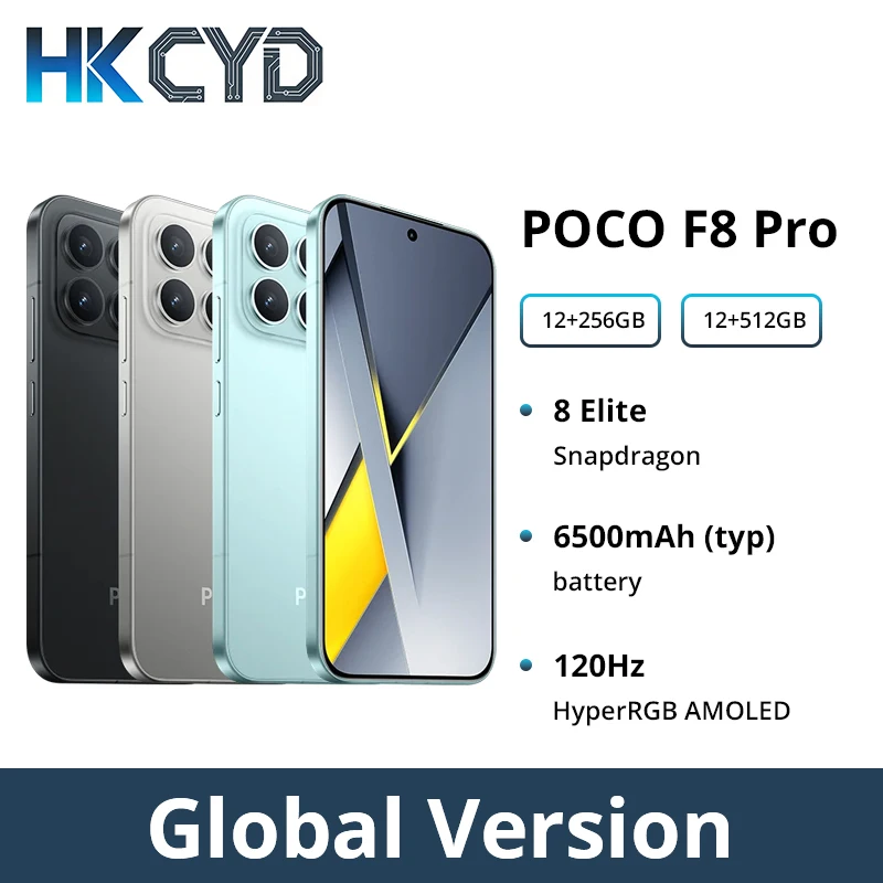 �y�Z�[�����z�O���[�o���� POCO F8 Pro 5G �X�}�[�g�t�H�� Snapdragon���� R   8 Elite 6.59�C���` 120Hz HyperRGB AMOLED�f�B�X�v���C 6210mAh 100W�n�C�p�[�`���[�W���[ NFC