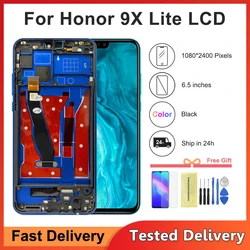 100% Tested 6.53'' For Honor 9X Lite LCD Display Touch Screen With Frame For JSN-L21, JSN-L22, JSN-L23 Screen Display