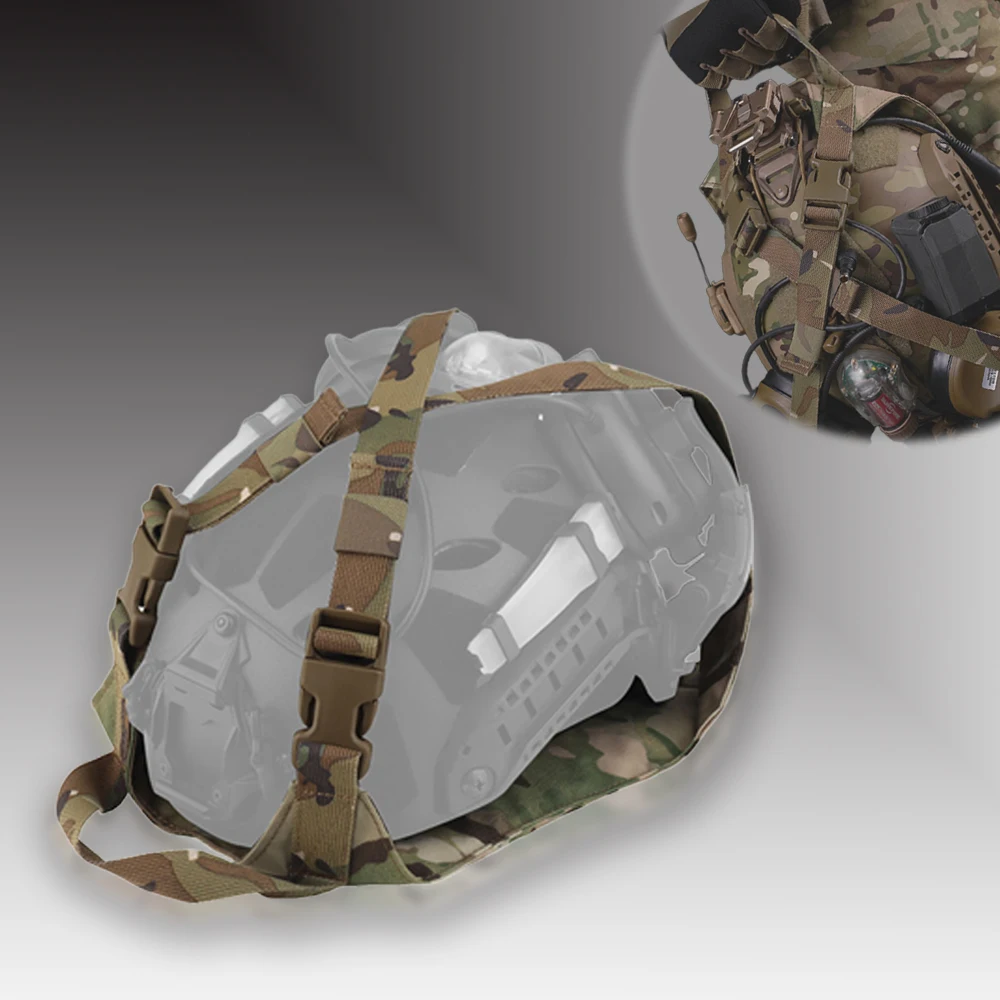 

БЫСТРАЯ сумка для хранения шлема, легкий фиксированный чехол для устройства ночного видения Molle для страйкбола, пейнтбола, охоты, стрельбы, шлемов, сумки