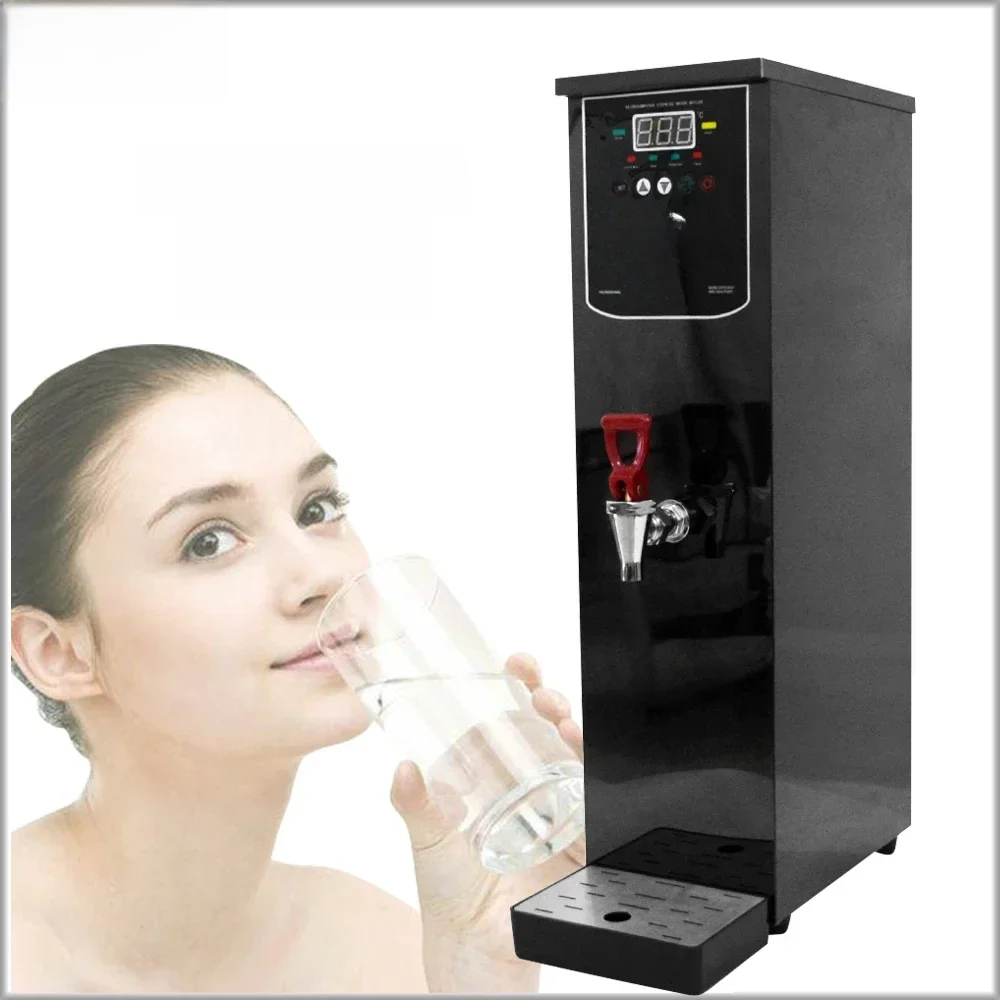 Xeoleo-dispensador de água quente caldeira de aço inoxidável preto, máquina de água quente