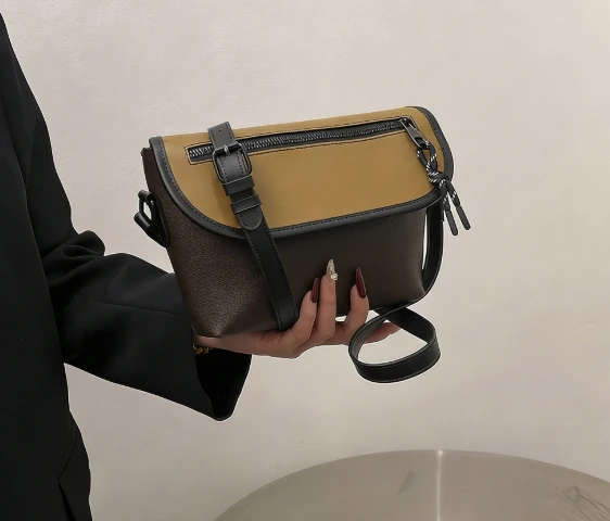 

2025 Light Luxury Fashion Retro Bucket Bag, Casual Versatile Single Shoulder Crossbody Bag