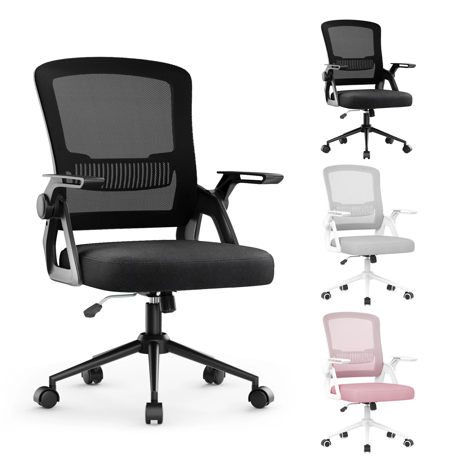 GartistGO Office Chair Ergonomic Office Desk Chair Swivel Computer Chair Mid-Back Mesh Chair for Home Office Gaming chair