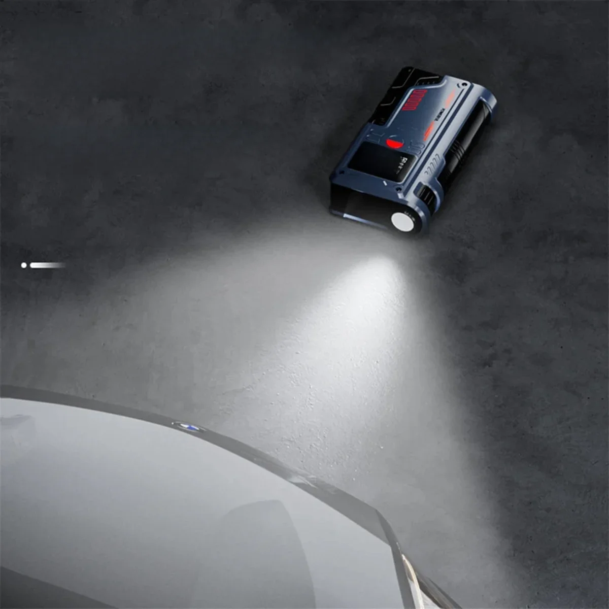 Car Air Pump 14.8V Tire Inflator Car Emergency Power Jump 10000mAh Air Pump Battery Booster 4.0L Gas