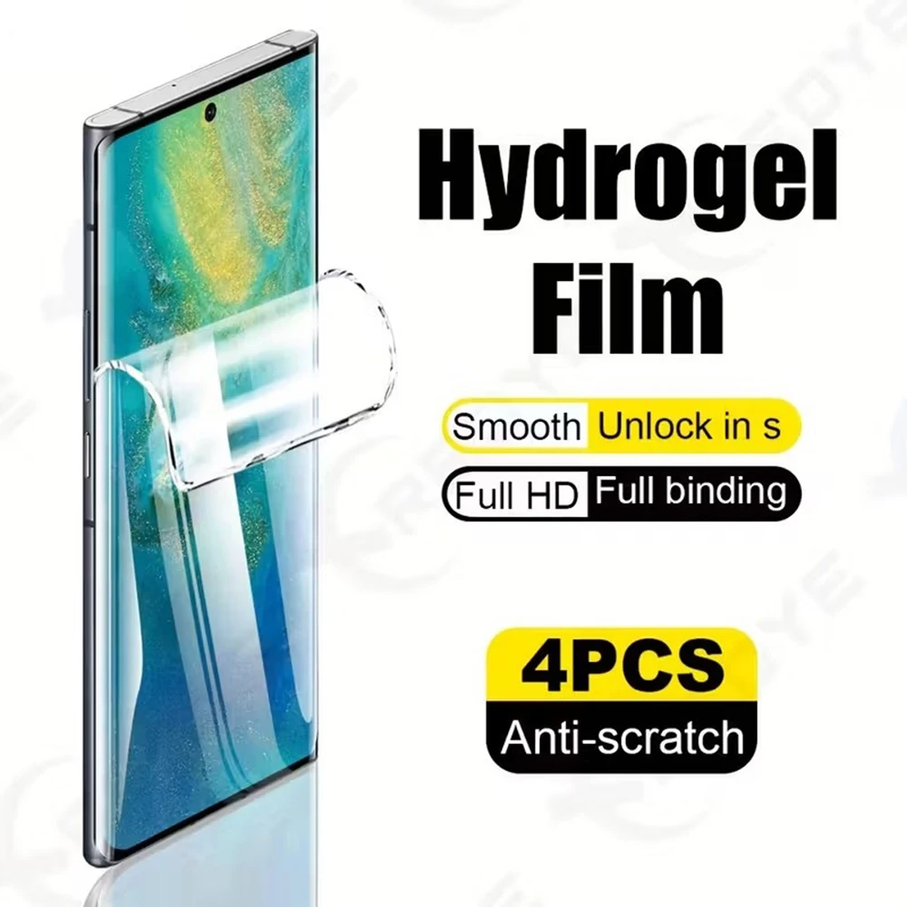 4PCS Hydrogel Film Für Samsung Galaxy S20 S21 S22 S23 S24 Ultra Screen Perotector Für Samsung S22 S23 FE S24 Plus