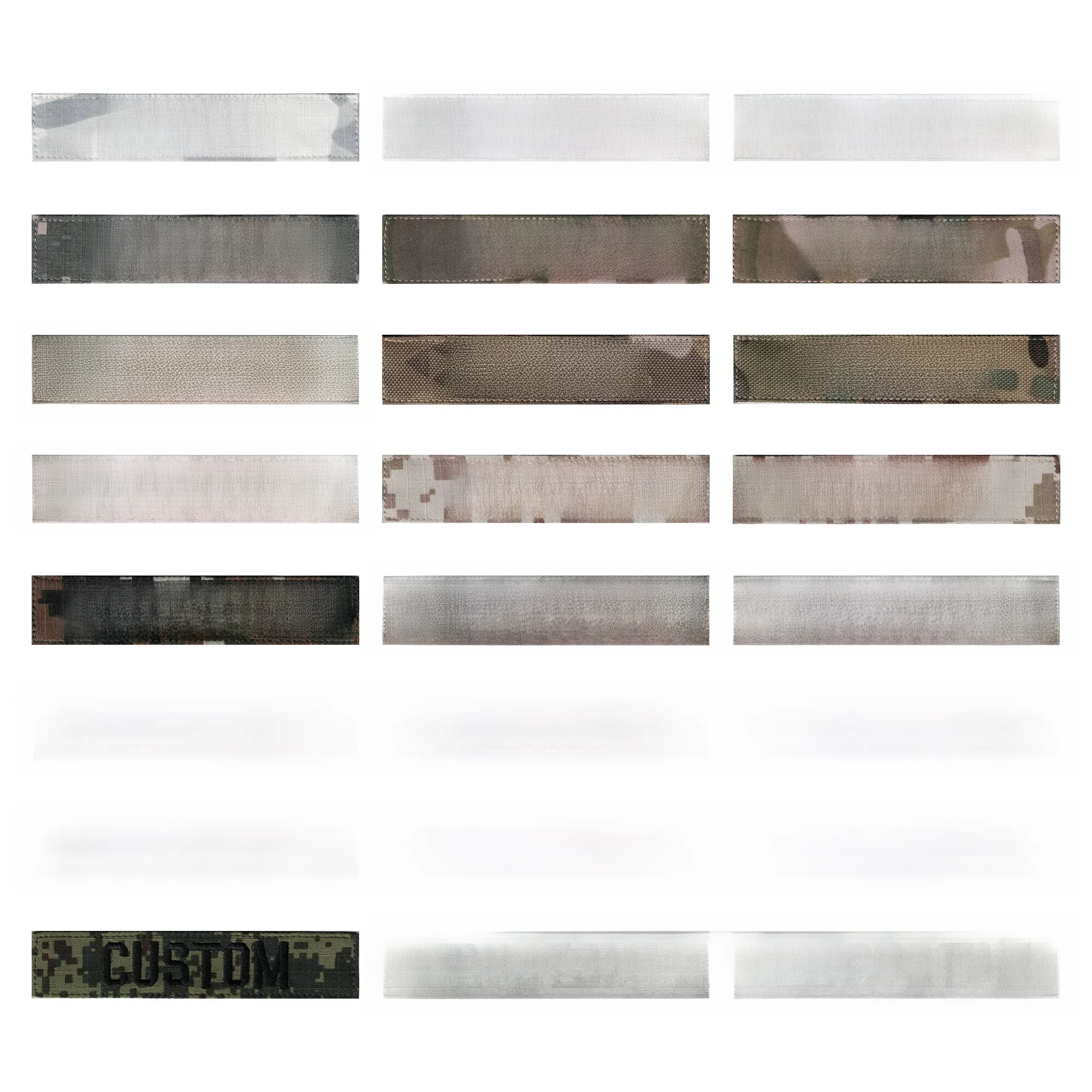 Patch brodé avec nom personnalisé, bandes de poitrine, Badges, cadre pliable, ACU MULTICAM Alpine Tropic RG vert noir marron gris AOR2 bleu TAN