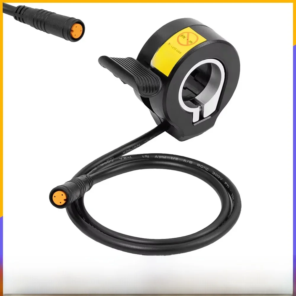 AliExpress Electric Bike 130X Thumb Throttle for Bafang BBSHD 36V 48V Finger Thumb Throttle Accelerator Grip 3 Pin Waterproof Connector