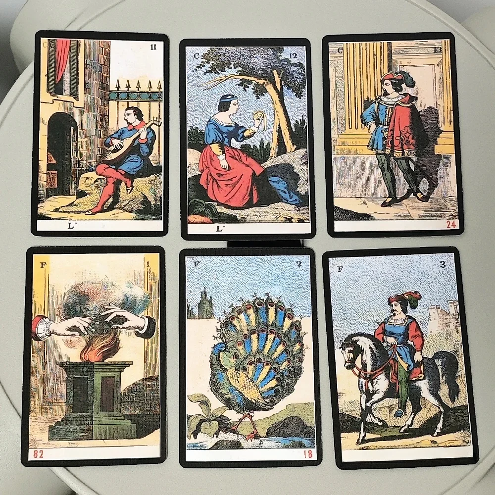 9*6 cm 52 pièces cartes Oracle Sibyl chaque jour Oracle Deck