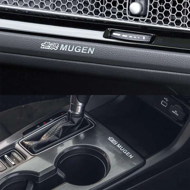 ملصقات معدنية لممسحات النوافذ لديكور السيارة ، ملصقات بتصميم السيارة لسيارة Honda Mugen Power Accord Odyssey JAZZ CRV Fit Accessories #4