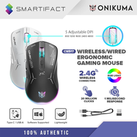 Onikuma Cw917 4800Dpi Wireless Gaming Mouse Game USB Gaming Mouse Led Color Breathing Light Design