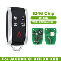 CN025005 Aftermarket Smart Key Fob 315MHZ for JAGUAR XF XFR XK XKR KR55WK49244 PCF7953A Chip