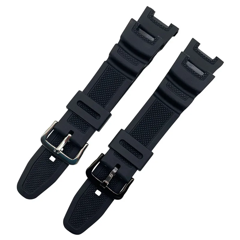 For Casio SGW-100  Silicone Strap Watchband  Men Women Rubber Sport Waterproof Replacement Wrist Band Bracelet Belt