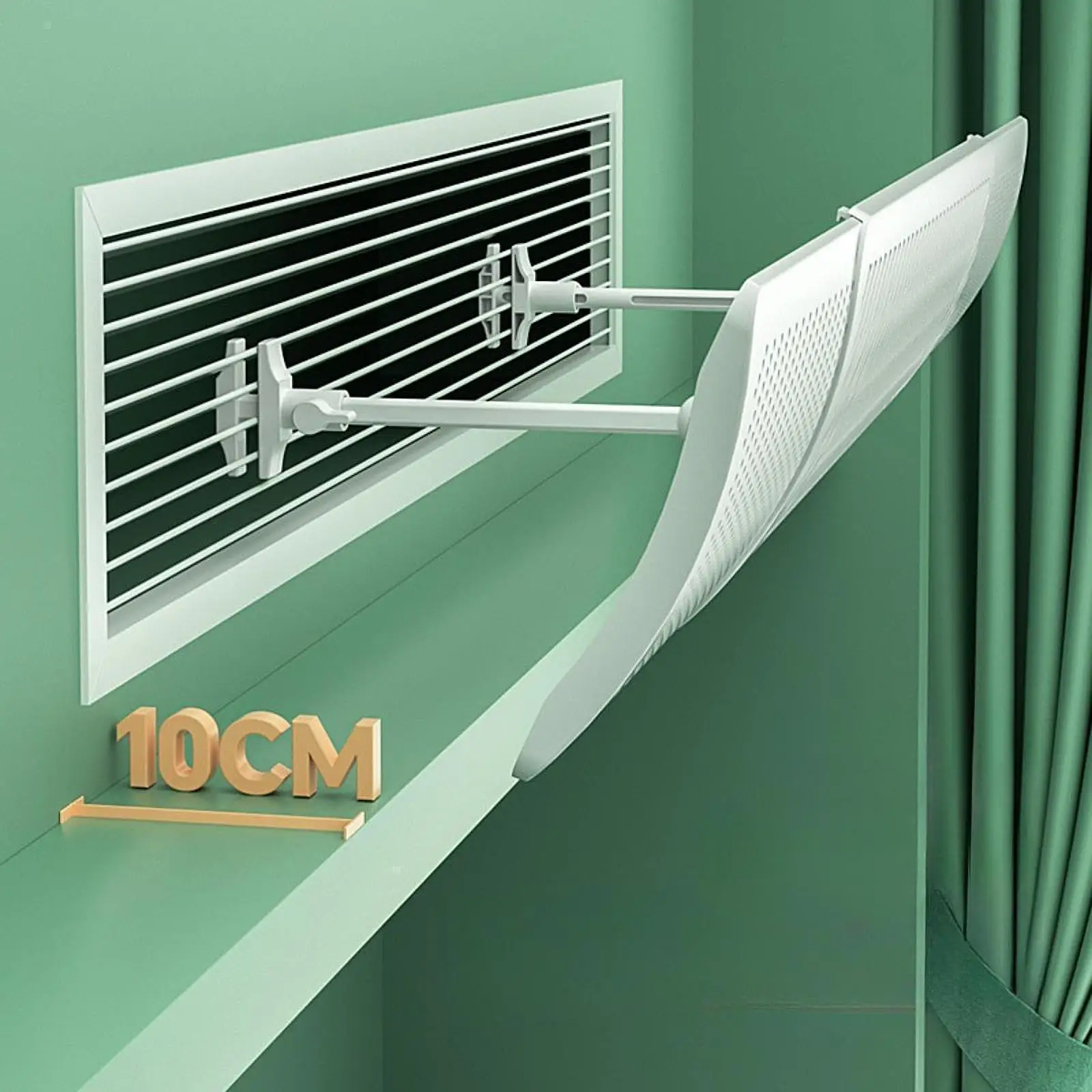 Air Conditioner Wind Deflector Wall-Mounted Air Conditioning Windshield Ventilation Vent Deflector Anti-Direct Blowing Outlet view 5