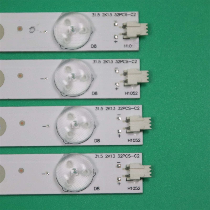 4 pz/set nuove barre di illuminazione TV a LED per Sanyo DP32D13-00 SONY KDL-32R425A KLV-32R300A strisce di retroilluminazione 31.5 2 k13 32PCS-C2