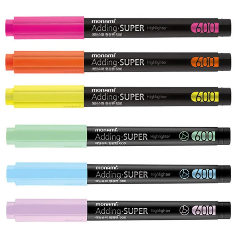 Monami adding super highlighter Monami adding Super Color Highlight pen 1EA