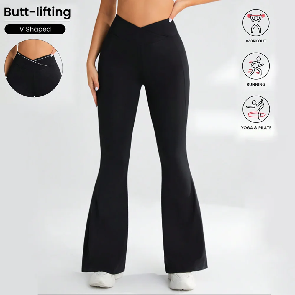 

Flare Leggings Women's High Waisted Bootcut Yoga Pants Flared Leggings for Workout and Casual Wear Comfortable and Stylish Pant