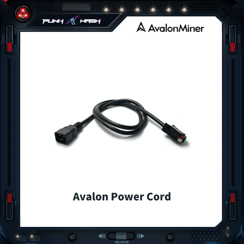 

ASIC Miner Canaan Avalon Miner Power Cord C20 Power Cable Miner Parts for A1366 A1446 A1466 A1566 All Series