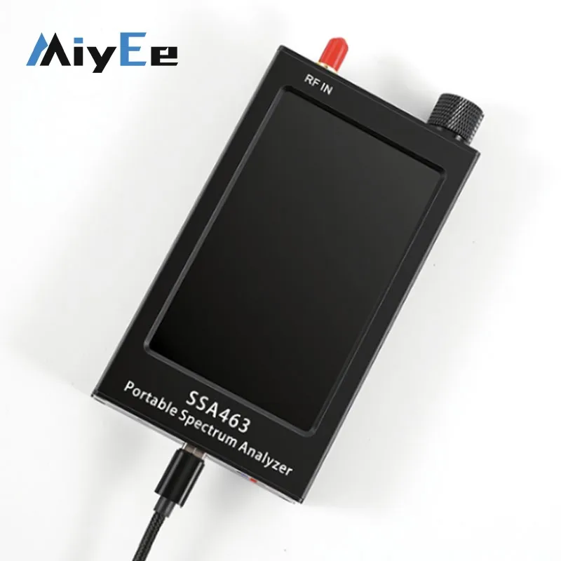 

SSA463 Portable 35MHz-6.3GHz High Precision Spectrum Analyzer 2MHz/250kHz/15kHz Switchable RBW with 4.3-inch Screen