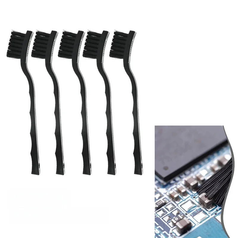 1/3/5 pièces ESD Protection antistatique sûre petite brosse à manivelle panneau de nettoyage eau BGA PCB brosse de nettoyage réparation polyvalente