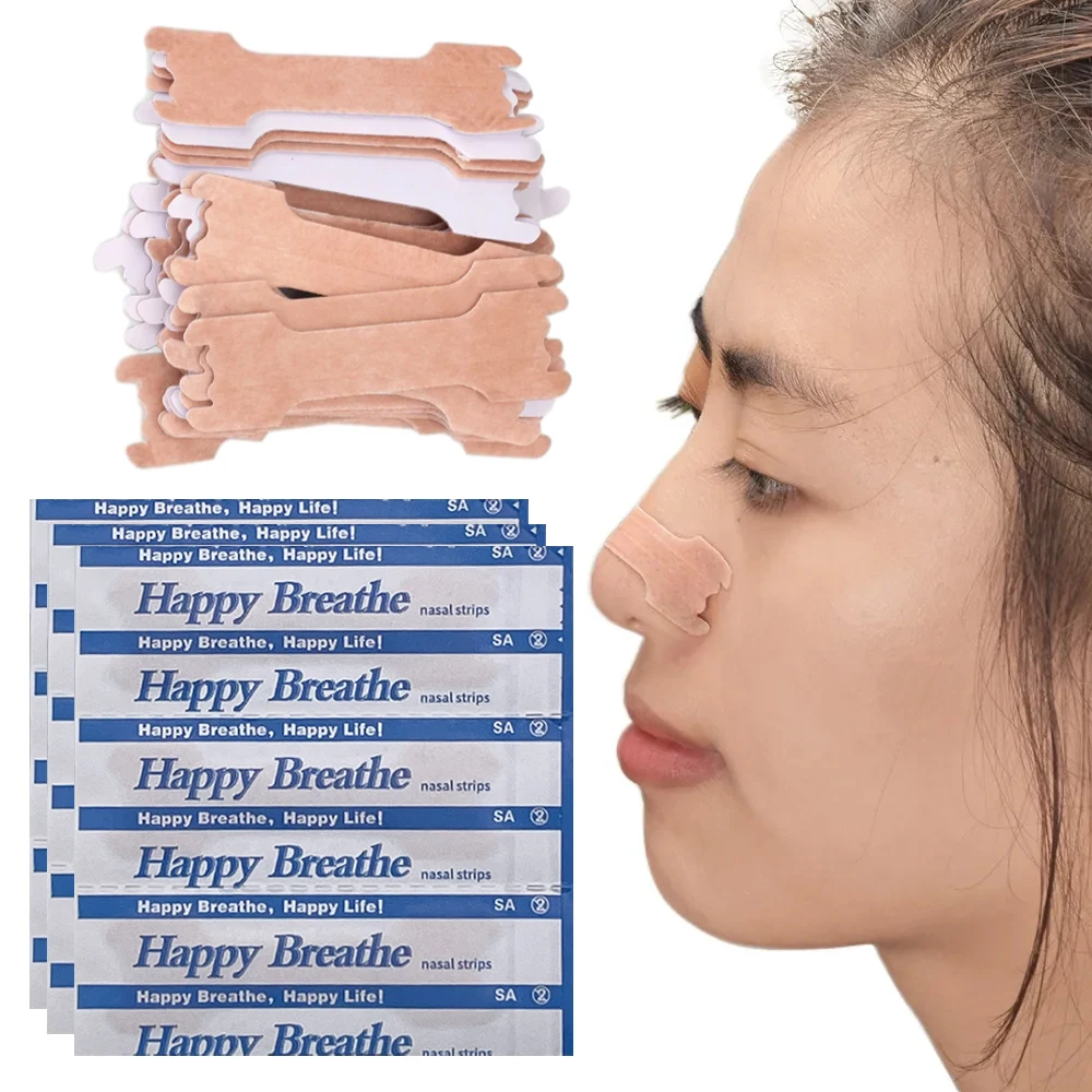 

120/100/60/20/10pcs Anti-snoring Strips Easier to Breathe Right Best Way to Stop Snoring Nasal Strips for Better Breath Health