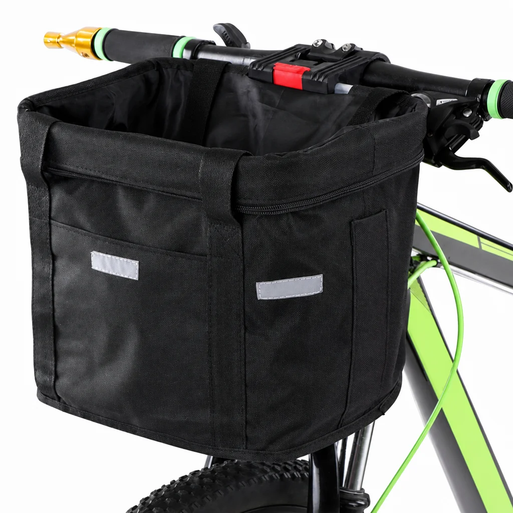 KOSZ ROWEROWY KOSZYK NA ROWER PRZÓD 35CM MATERIAŁOWY DLA PSA PRZEDNI ZAKUPY