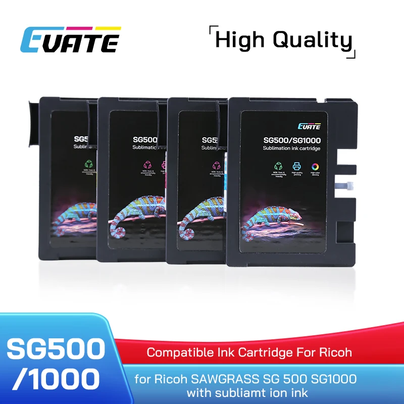 NEW For SAWGRASS SG500 SG1000 Compatible Ink Cartridge With Chip For Ricoh SAWGRASS SG500 SG1000 With Subliamtion Ink