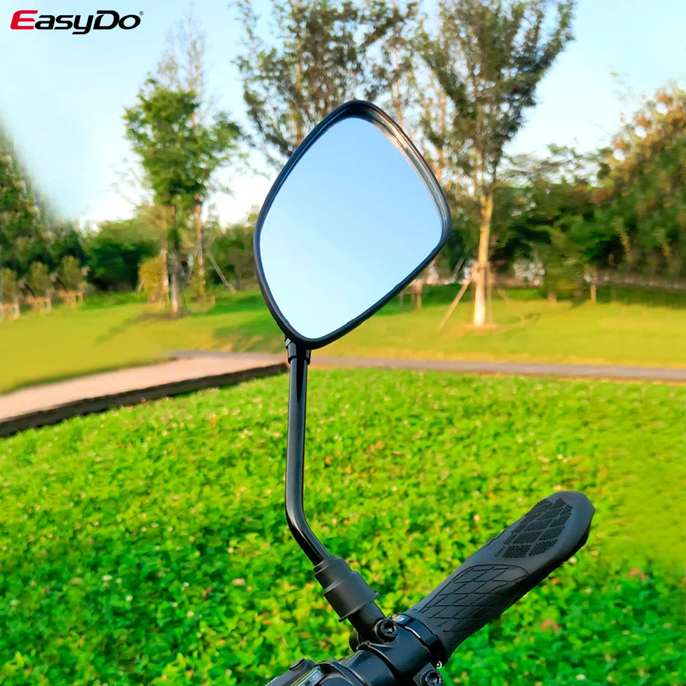 Bicycle Rear View Mirror Cycling Clear Widen Range Back Sight Rearview Reflector Metal Anti-Shack Adjustable Handlebar Mirror