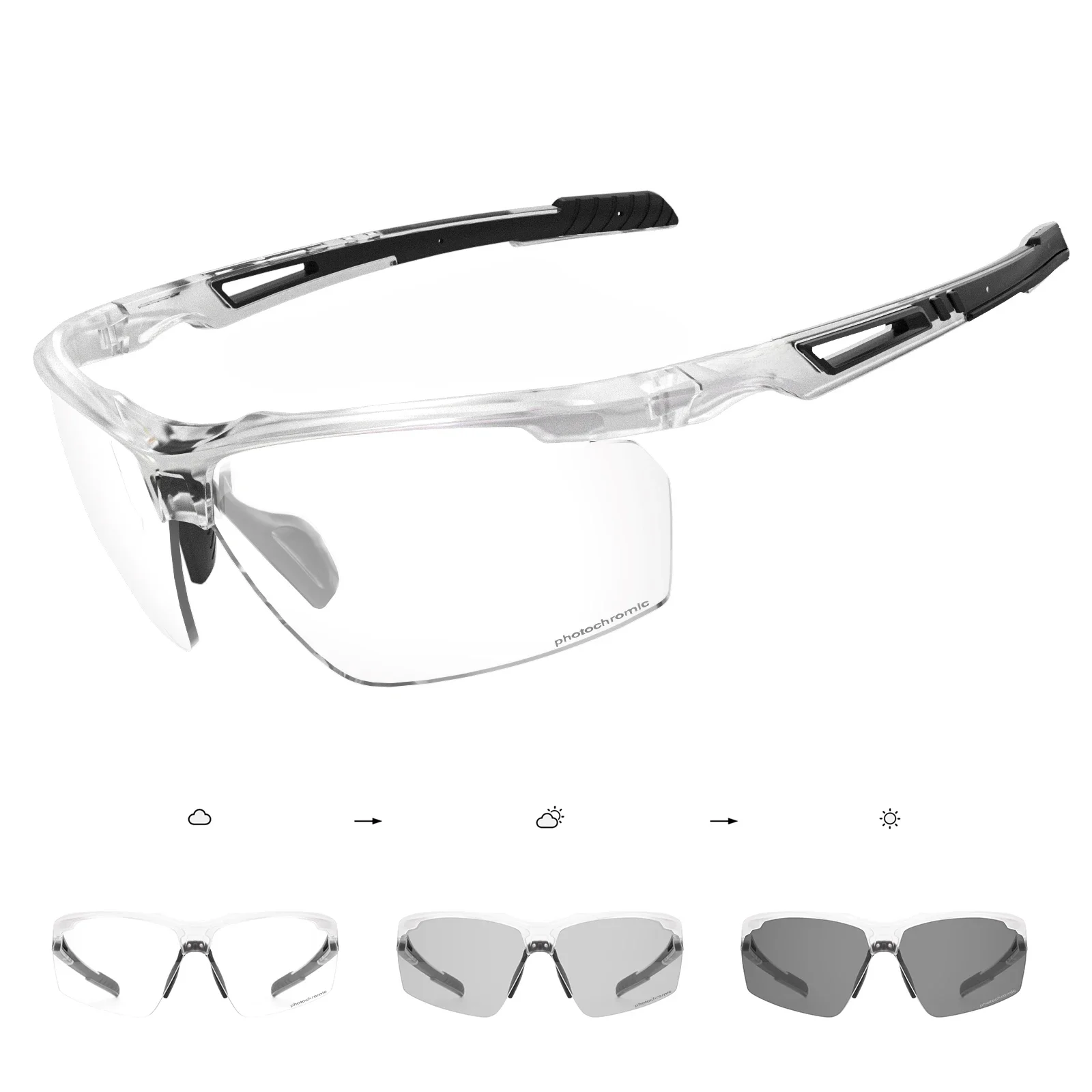 AliExpress SCVCN Photochromic Cycling Glasses Men MTB Cycling Sunglasses Road Bike Glasses UV400 Bicycle Glasses Outdoor Sports Sunglasses