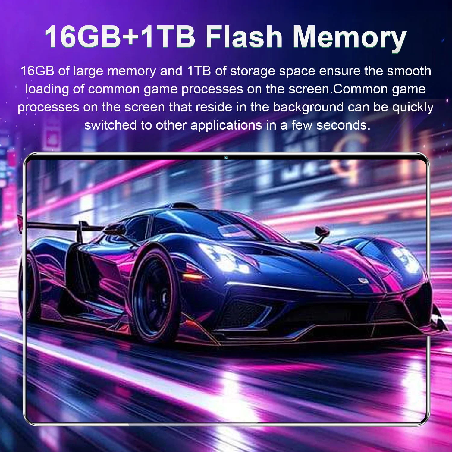 Picture 6: 10.36inch Android 13.0 Tablet Android 16GB RAM 1TB ROM 20000mAh 14core 16MP 32MP Dual Sim Card WIFI WPS tableta android