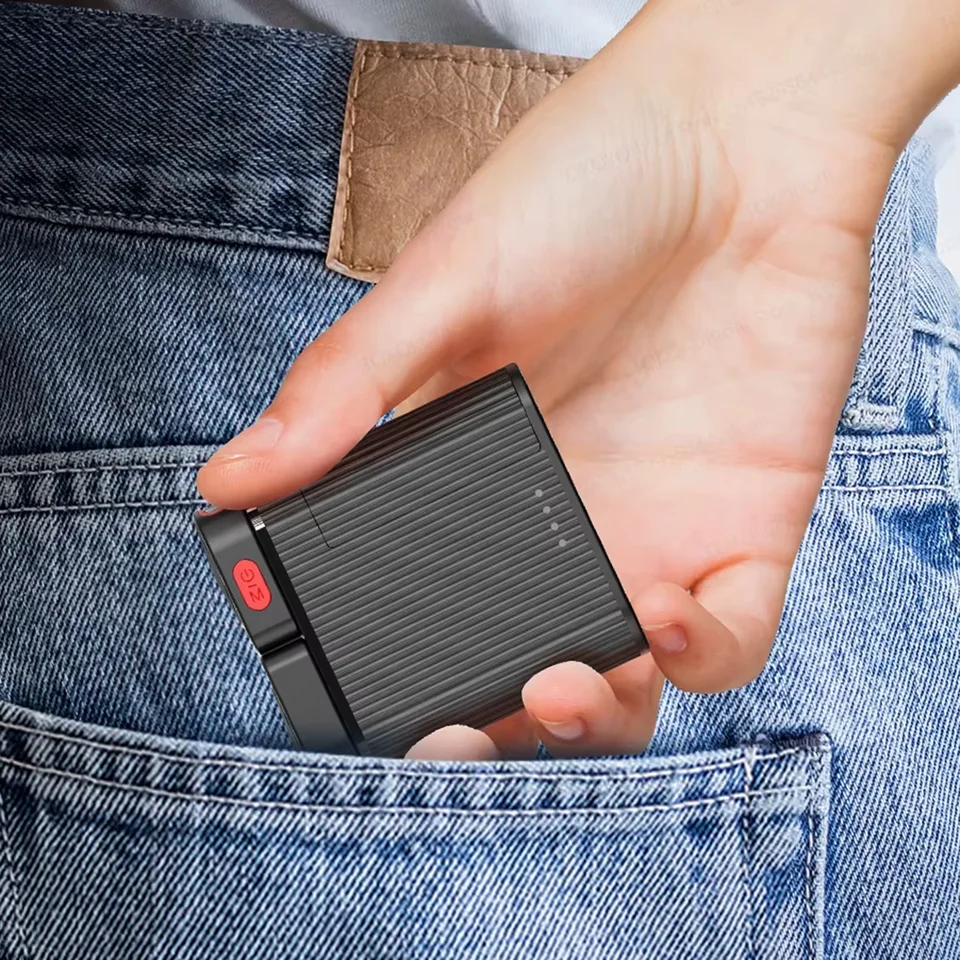 Micrófono de solapa inalámbrico con reducción de ruido ENC, captación de 360°, receptor USB-C/Lightning y estuche de carga 4