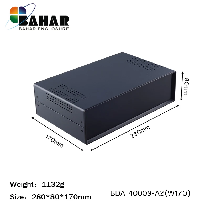 Bahar Enclosure Iron Case Wire Junction Box Instrument Shell Distribution Box Power Controller Housing  BDA 40009-W170