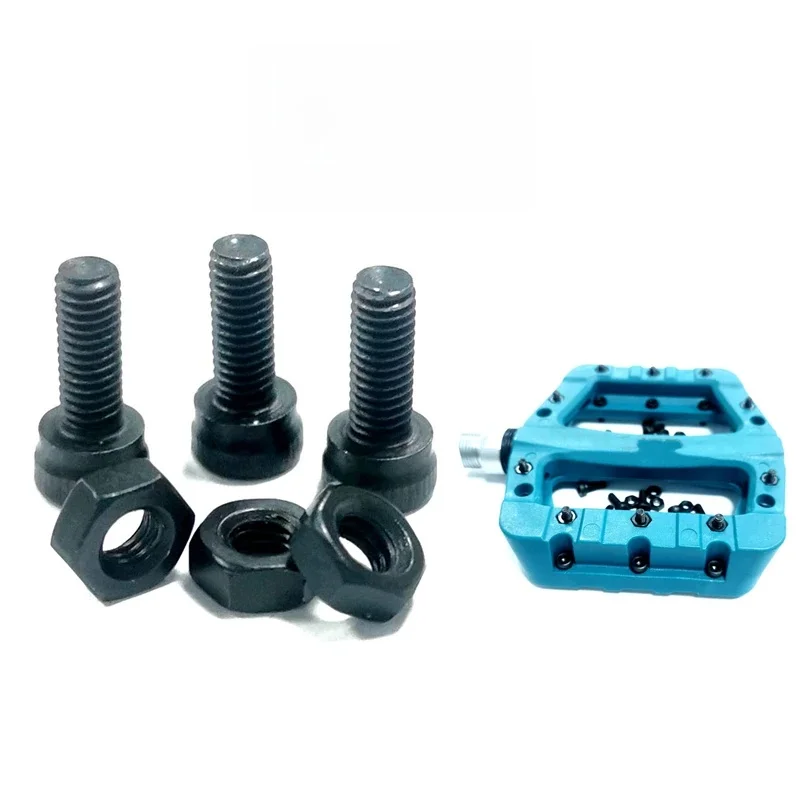 AliExpress 24pcs/lot Mountain bike pedal screw Bicycle accessories anti-slip screw suitable for nylon pedal anti-slip 5.3mm*M3.0*8.0mm