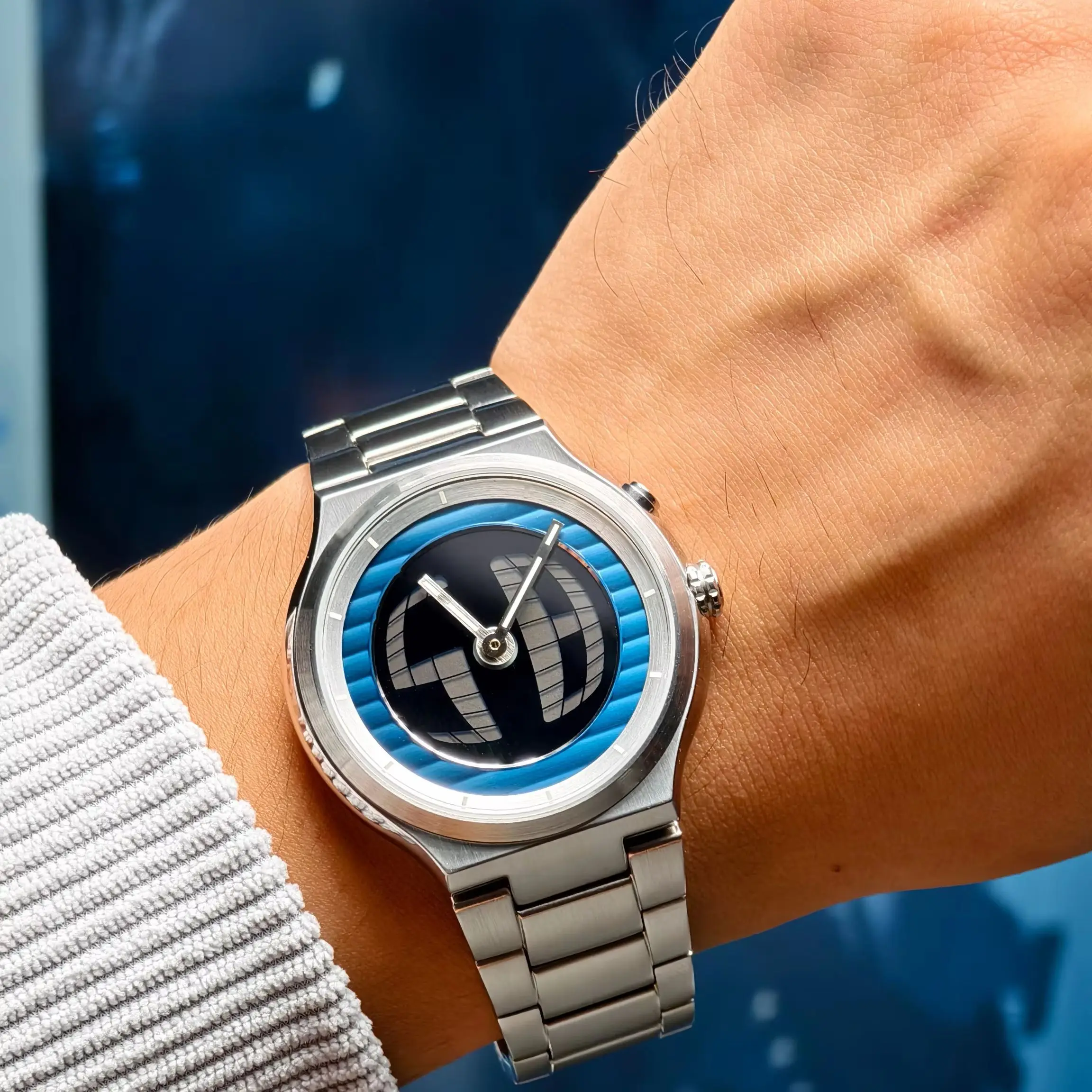 BENLYDESIGN  Men watch Stainless steel SpinDial 6