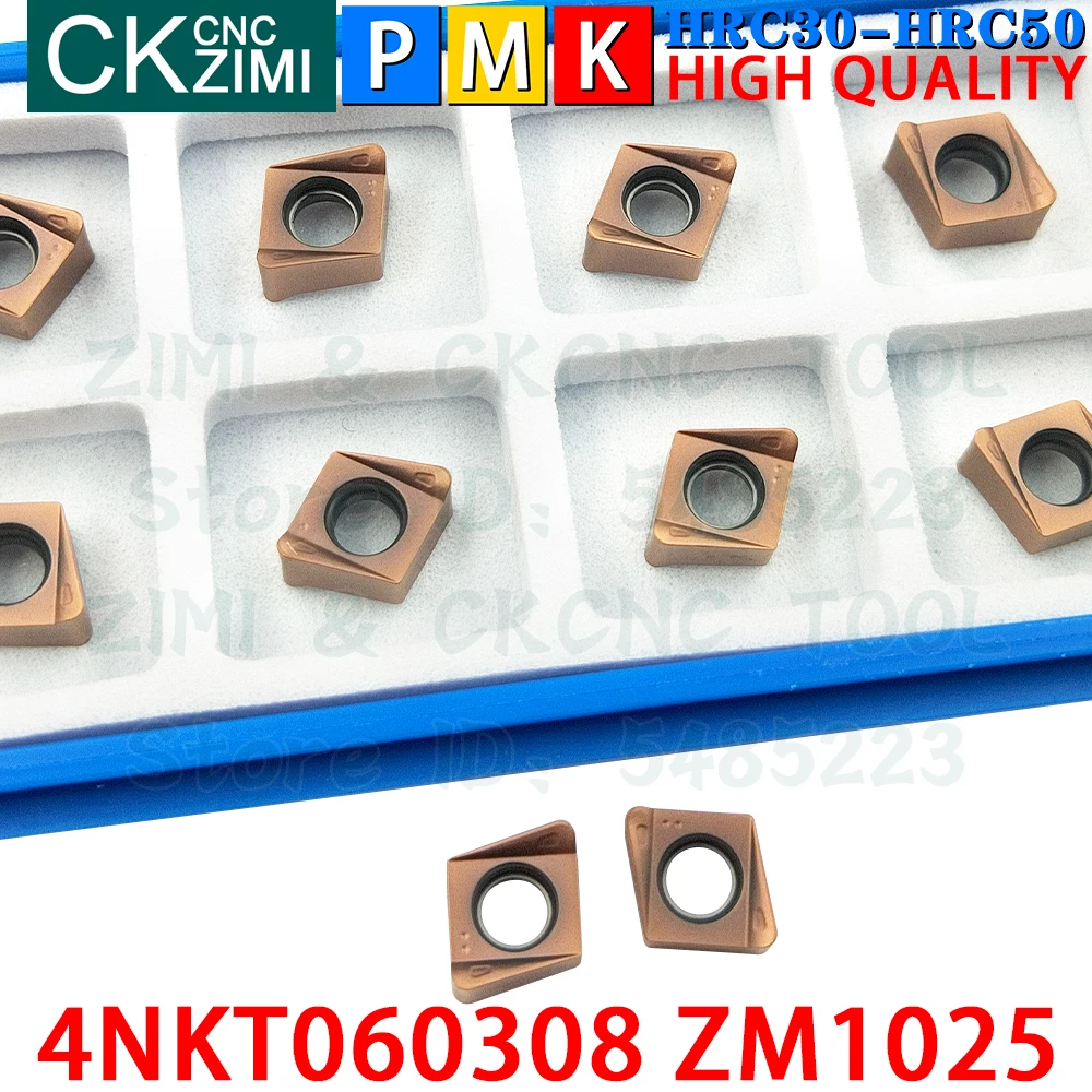 4NKT060308 ZM1025 4NKT 060308 Carbide inserts Fast feed milling inserts Tools CNC mechanical metal lathe Indexable milling tools