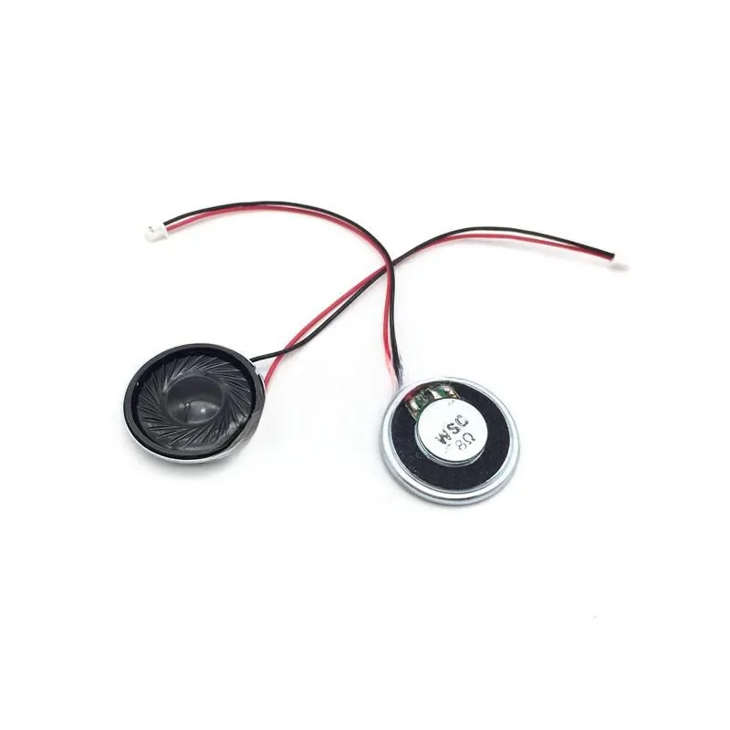 2szt Nowy ultracienki głośnik 8 omów 2 watów 2W 8R Średnica głośnika 26MM Grubość 2,6CM 5MM z końcówką 1,25mm Długość przewodu 10CM — zdjęcie 2
