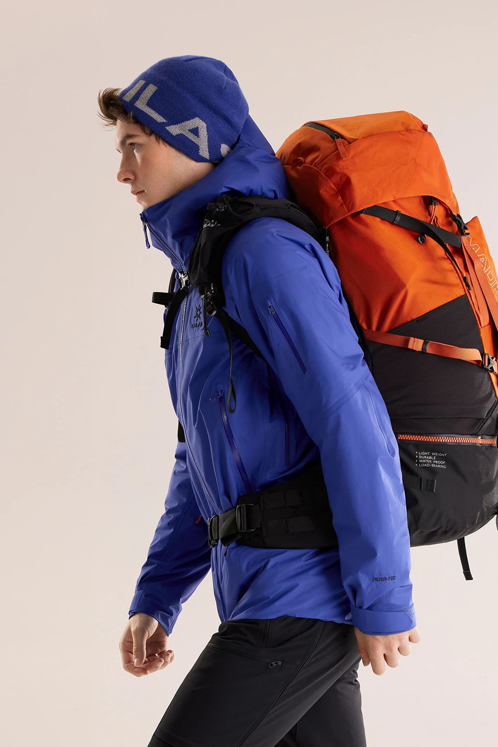 KAILAS Bogda Plus Hardshell Thermal Kapuzenjacke Outdoor Wasserdicht und Windstopper Wanderjacke KG2441118 – Detail 1