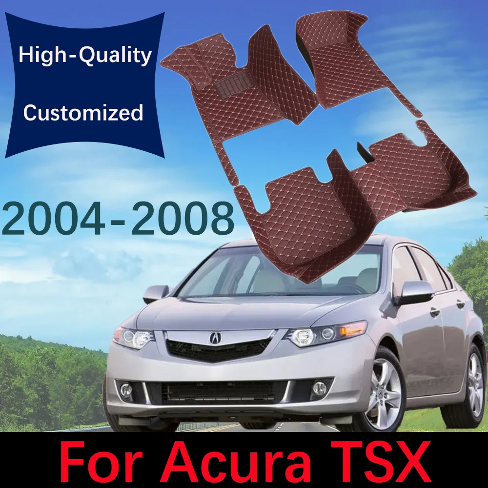 

Кожаные автомобильные коврики для Acura TSX CL9 2004 2005 2006 2007