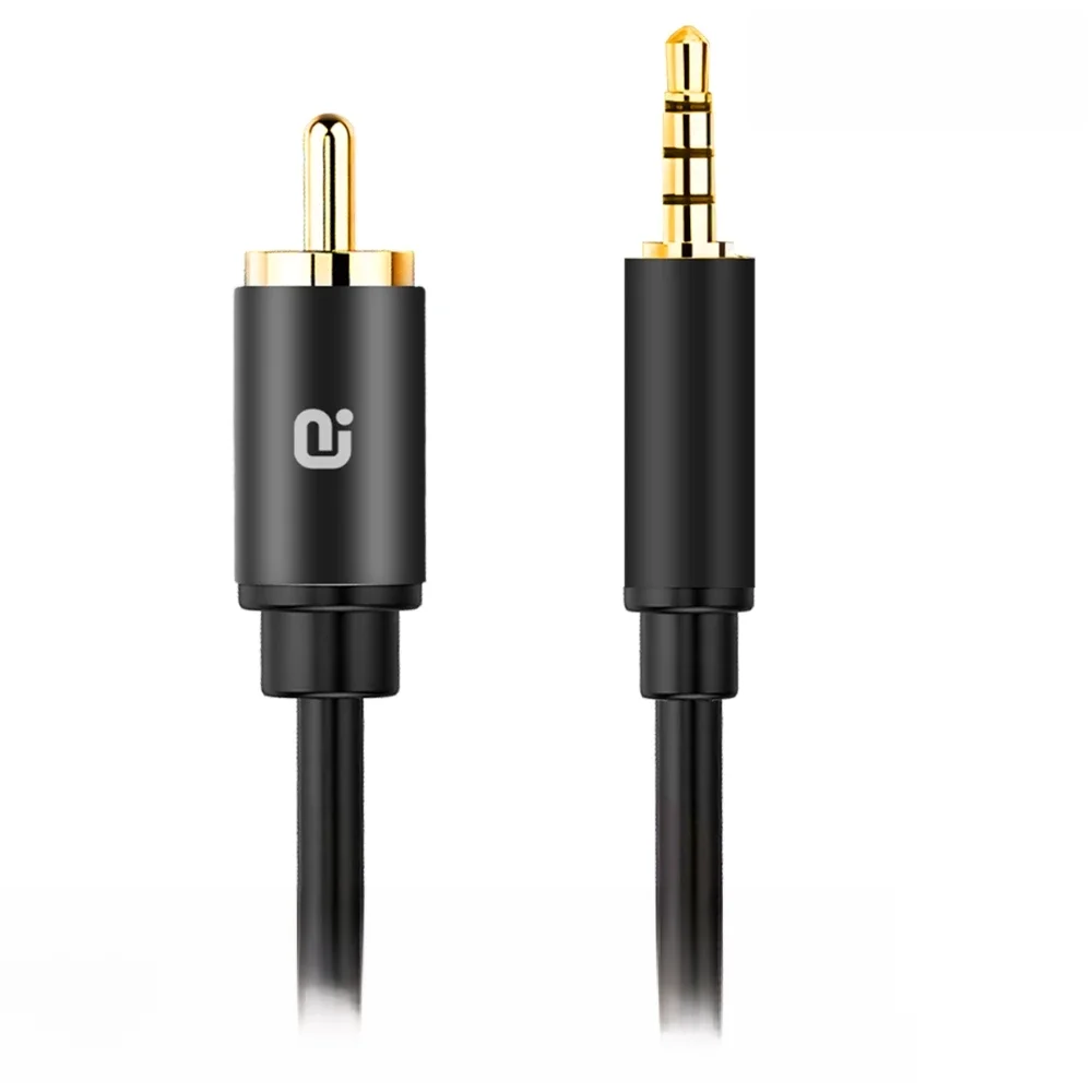 Câble Audio Coaxial numérique Jack 3.5MM vers câble Coaxial mâle RCA plaqué or stéréo HiFi Home cinéma pour amplificateurs WR320