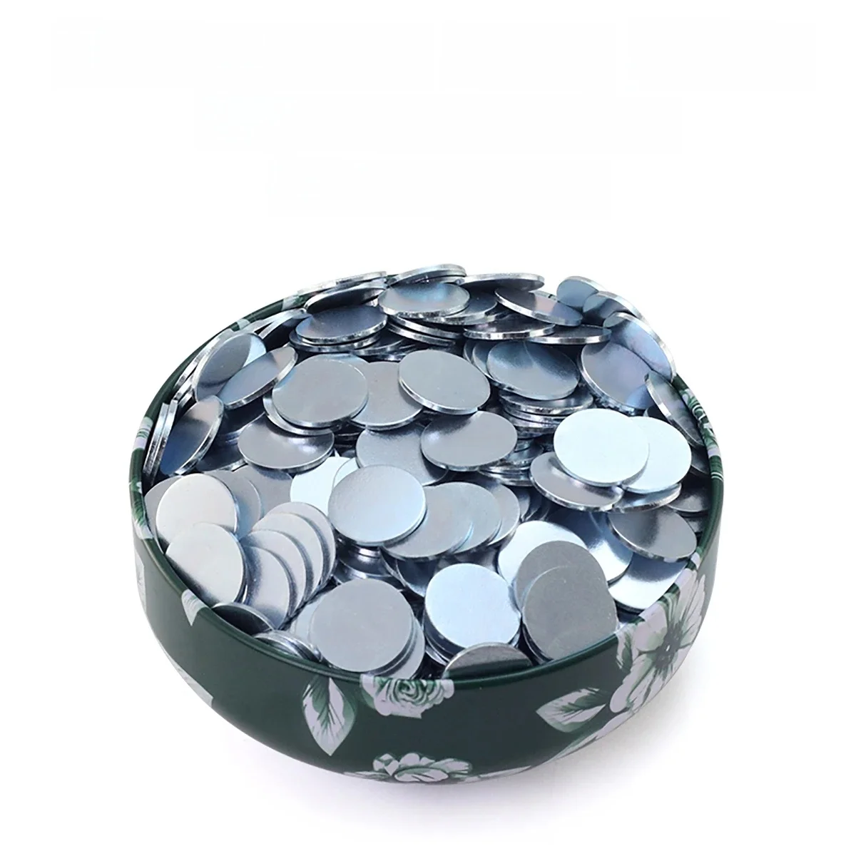 Feuille de fer ronde Ultra-fine, plaque de disque en fer galvanisé, petite feuille de fer à aspiration circulaire, Patch de bouton d'ombre à paupières, DIY, 20/100 pièces