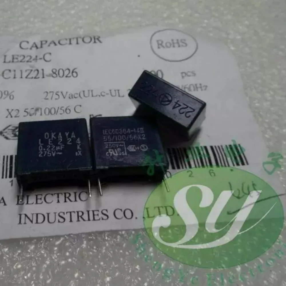 

10pcs/lot LE224 0.22uf 275vAC 220nf u22 224 Brand New 15mm Film Capacitor