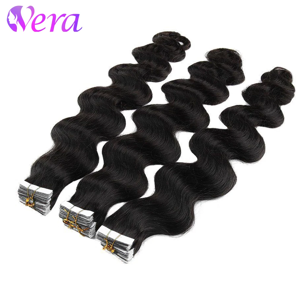 

Лента с объемной волной в наращивании человеческих волос, 20 шт./упак., бесшовная лента с утком кожи, 100% волнистая лента из человеческих волос для наращивания волос